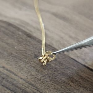 14k gold snake necklace chain